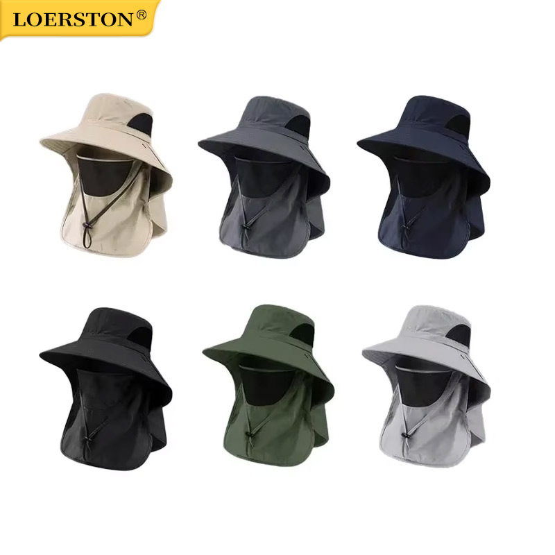 Mens Outdoor Hunting Hats - Letnie kapelusze przeciwsłoneczne z ochroną UV,