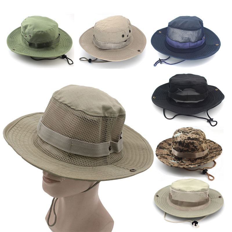 Mens Outdoor Hunting Hats - Męski i damski kapelusz przeciwsłoneczny kamuflaż