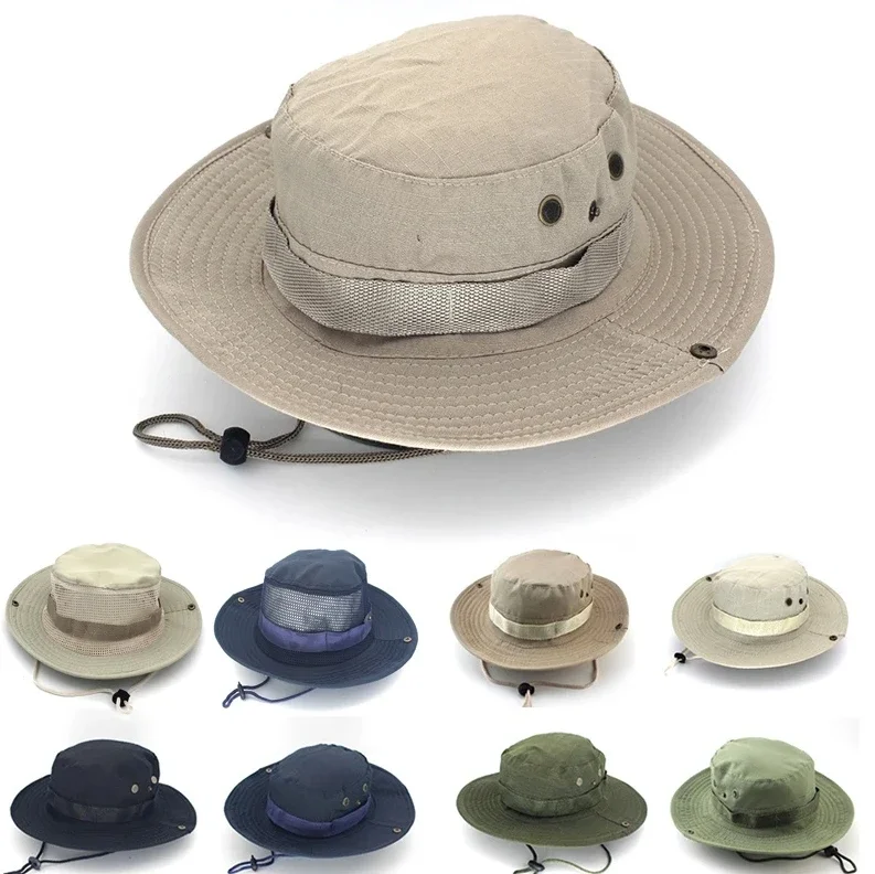 Mens Outdoor Hunting Hats - Męski i damski kapelusz przeciwsłoneczny czapka