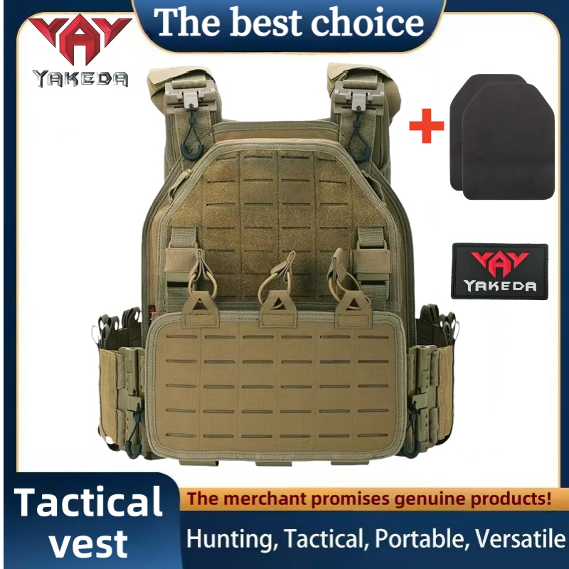 Outdoor Hunting Vest - Kamizelka taktyczna YAKEDA 6094, szybko odpinana,