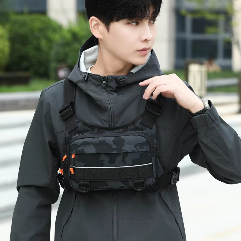 Outdoor Hunting Vest - Kamizelka rowerowa z kieszeniami na klatkę