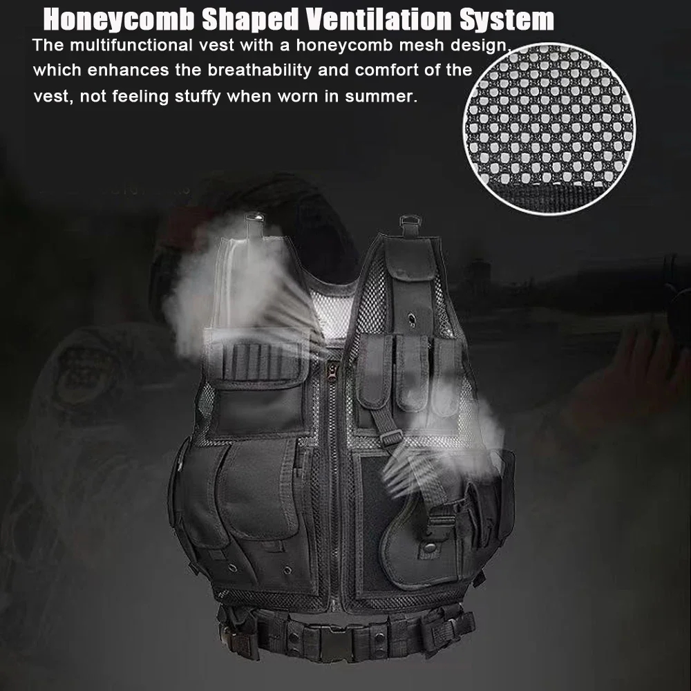 Regulowana kamizelka taktyczna – Outdoor Hunting Vest recenzja i cena