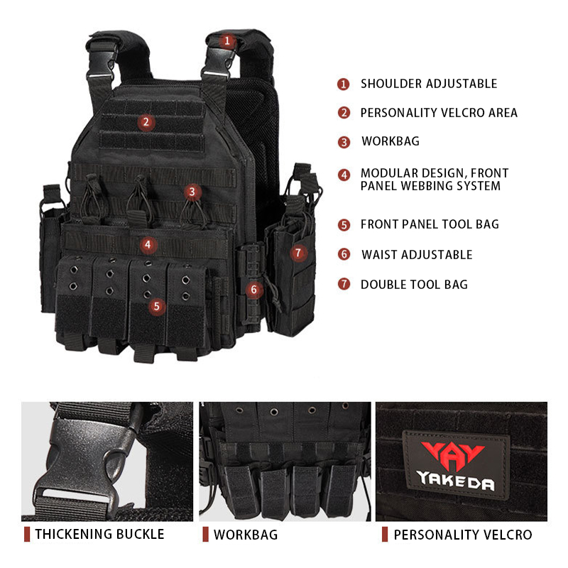 YKEDA 1000D nylonowa płyta noś – Outdoor Hunting Vest recenzja i cena