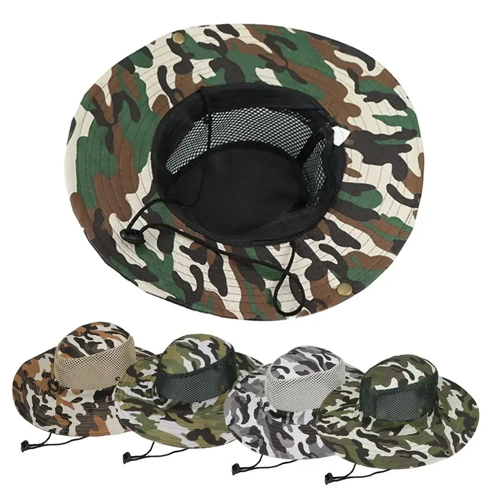 Kapelusze typu bucket z siatką – Mens Outdoor Hunting Hats recenzja i cena