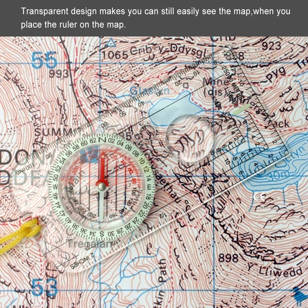 Kompas Nawigacja Mapa Linijka  – Outdoor Hunting Maps recenzja i cena